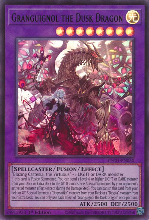 Granguignol the Dusk Dragon [CH01-EN050] Ultra Rare | Cracking-Singles