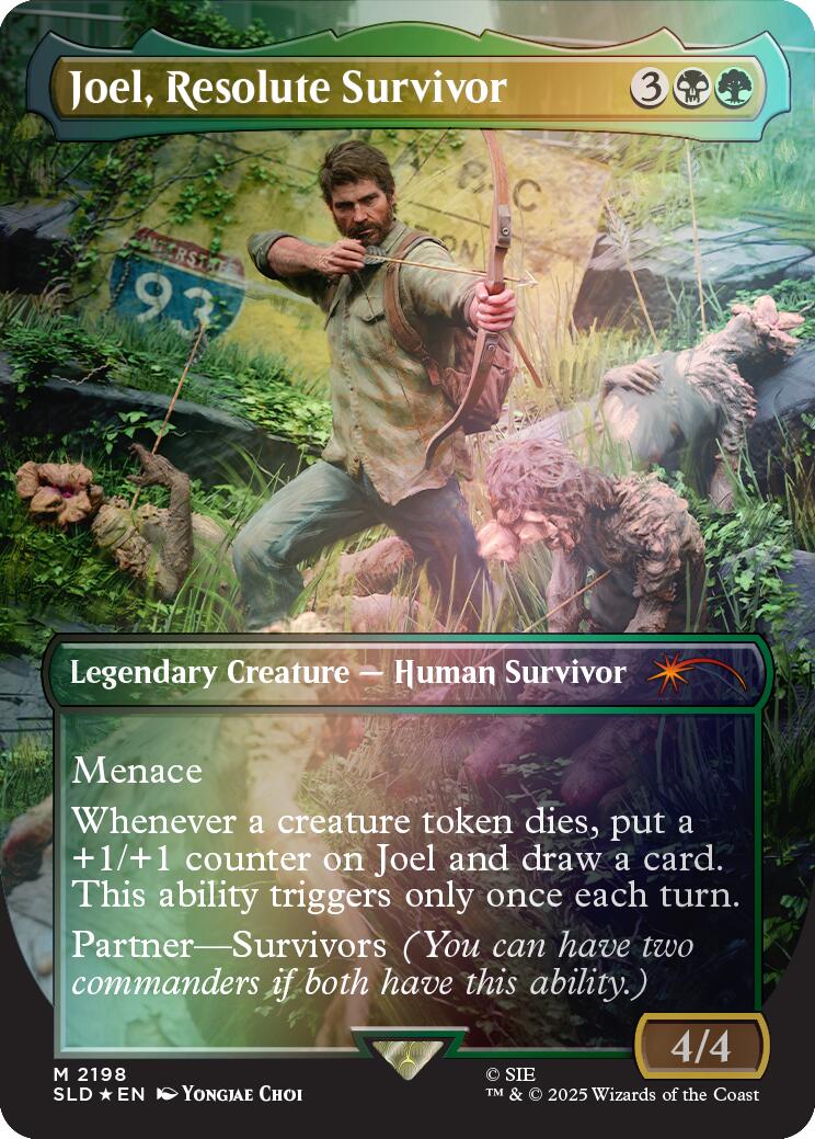 Joel, Resolute Survivor (Rainbow Foil) [Secret Lair Drop Series] | Cracking-Singles