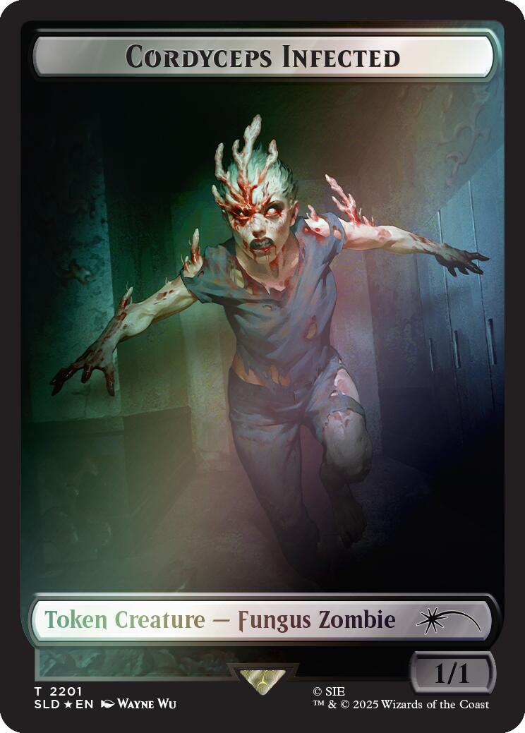 Cordyceps Infected Token (2201) (Rainbow Foil) [Secret Lair Drop Series] | Cracking-Singles
