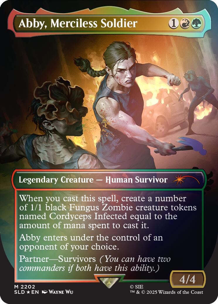 Abby, Merciless Soldier (Rainbow Foil) [Secret Lair Drop Series] | Cracking-Singles