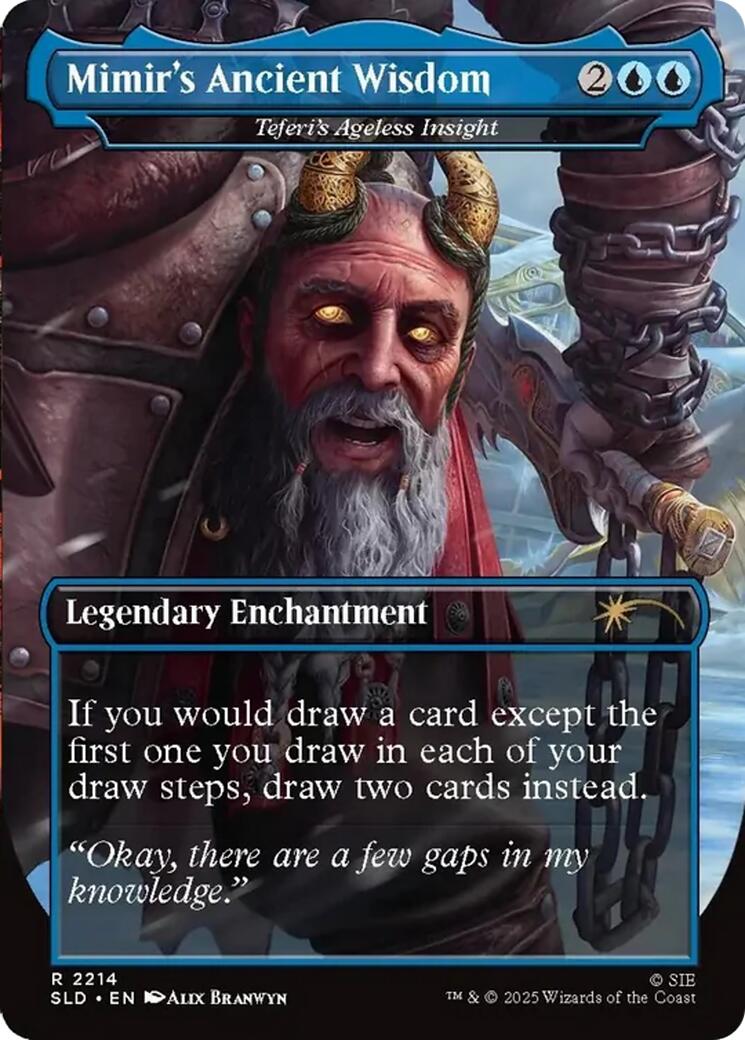 Mimir's Ancient Wisdom - Teferi's Ageless Insight [Secret Lair Drop Series] | Cracking-Singles