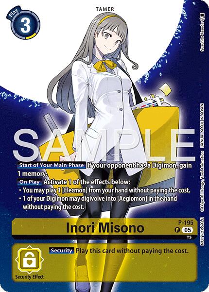 Inori Misono [P-195] (Digimon Story: Time Stranger Promo Pack) [Promotional Cards] | Cracking-Singles