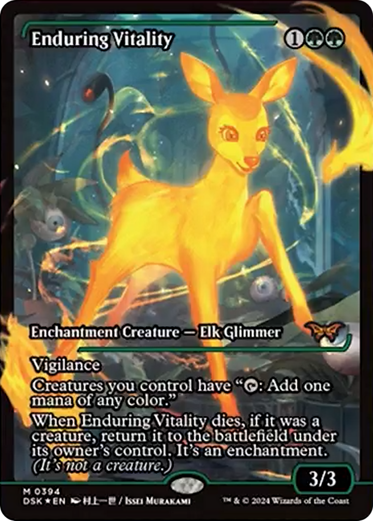 Enduring Vitality (Japan Showcase) [Duskmourn: House of Horror] | Cracking-Singles