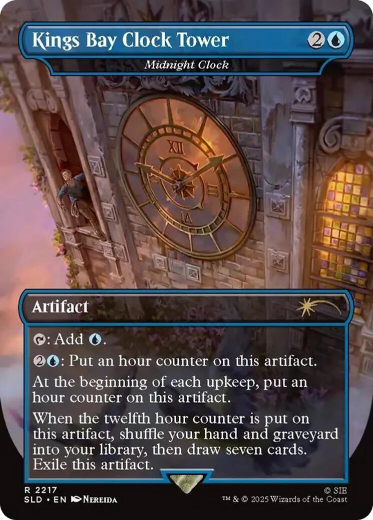 Kings Bay Clock Tower - Midnight Clock [Secret Lair Drop Series] | Cracking-Singles