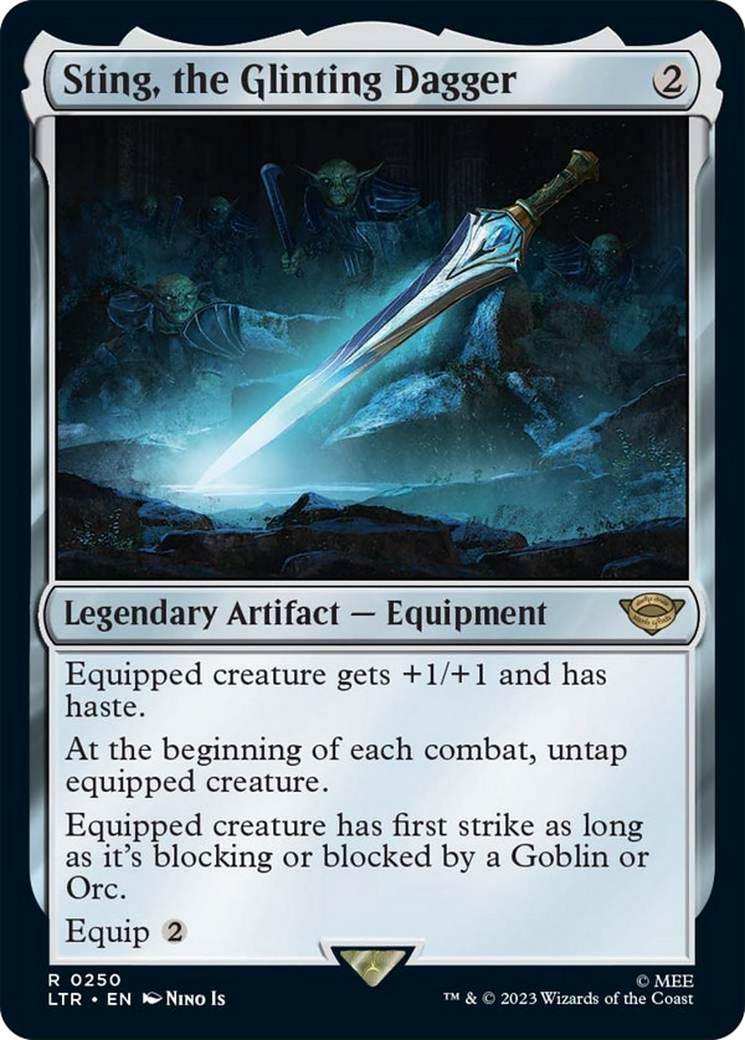 Sting, the Glinting Dagger [The Lord of the Rings: Tales of Middle-Earth] | Cracking-Singles