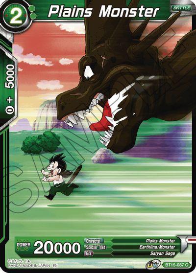 Plains Monster (BT15-087) [Saiyan Showdown] | Cracking-Singles