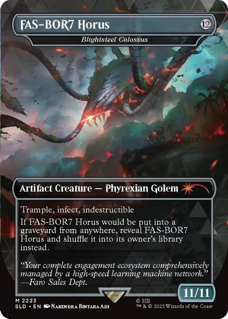 FAS-BOR7 Horus - Blightsteel Colossus [Secret Lair Drop Series] | Cracking-Singles