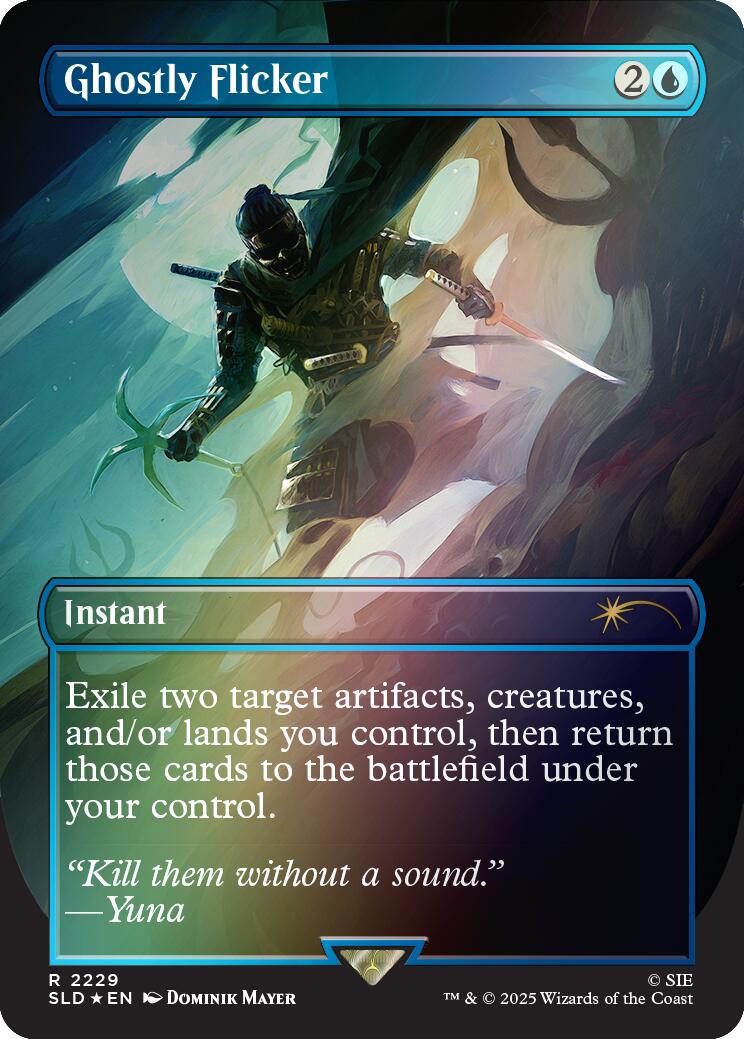 Ghostly Flicker (Rainbow Foil) [Secret Lair Drop Series] | Cracking-Singles
