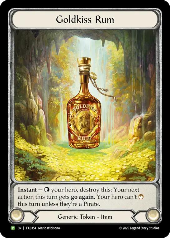 Goldkiss Rum [FAB354] (Promo)  Cold Foil | Cracking-Singles