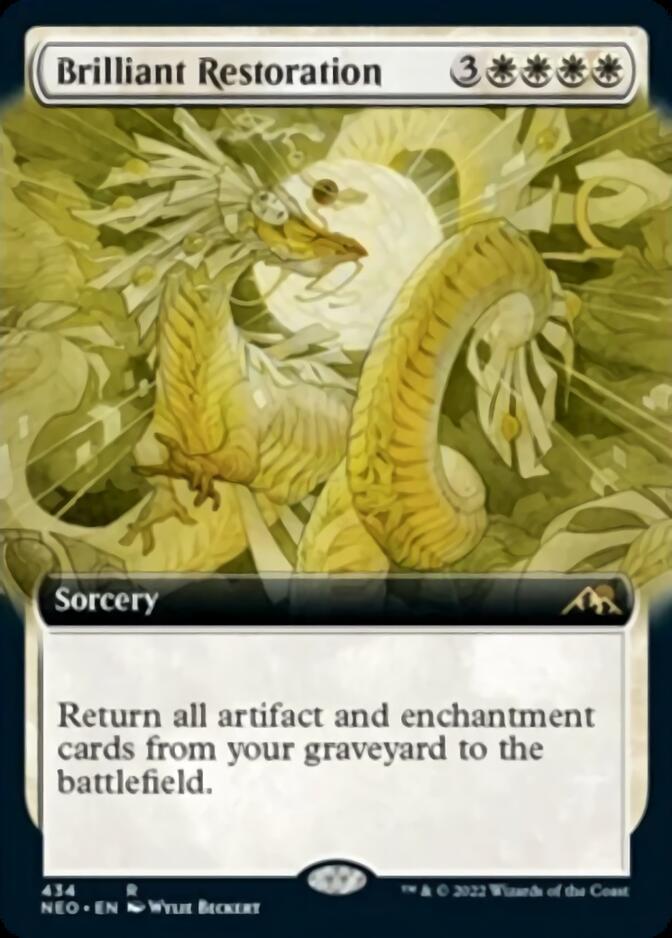 Brilliant Restoration (Extended Art) [Kamigawa: Neon Dynasty] | Cracking-Singles