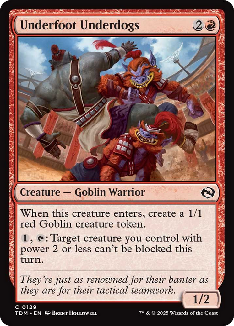 Underfoot Underdogs [Tarkir: Dragonstorm] | Cracking-Singles