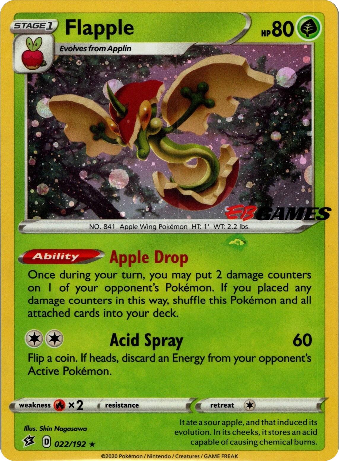 Flapple (022/192) (EB Games Exclusive APAC) [Miscellaneous Cards] | Cracking-Singles