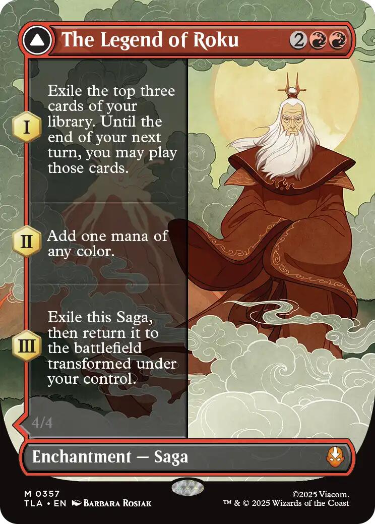 The Legend of Roku (Borderless) [Avatar: The Last Airbender] | Cracking-Singles