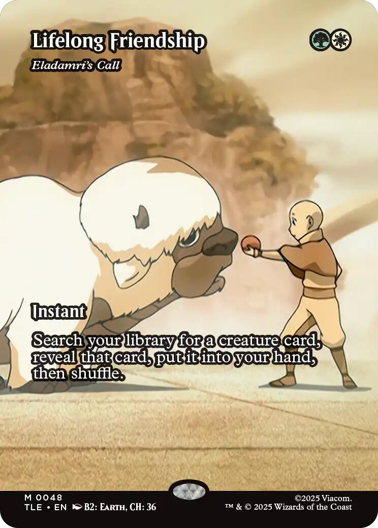 Lifelong Friendship - Eladamri's Call (Borderless) [Avatar: The Last Airbender: Eternal-Legal] | Cracking-Singles