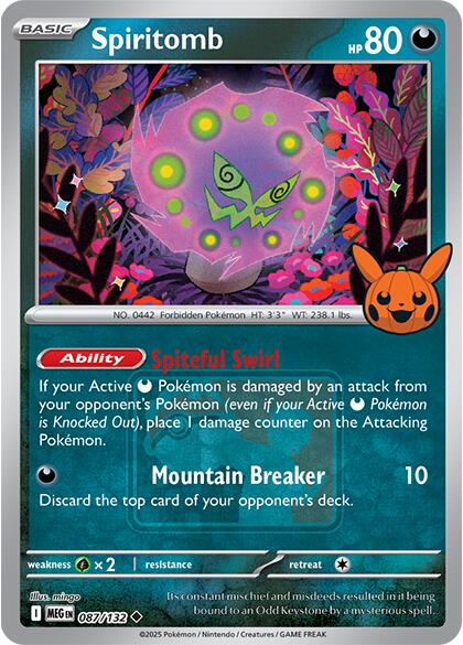 Spiritomb (087/132) (Pokeween 2025) [Miscellaneous Cards] | Cracking-Singles