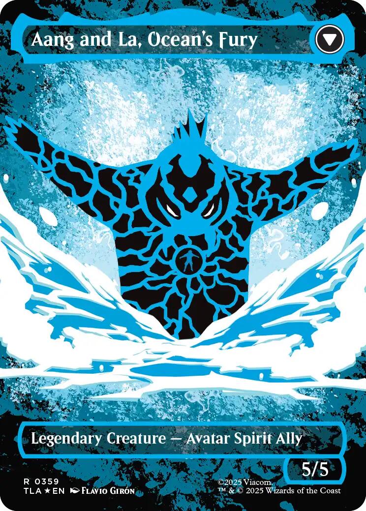 Aang, Swift Savior (Borderless) (Neon Ink Foil) [Avatar: The Last Airbender] | Cracking-Singles