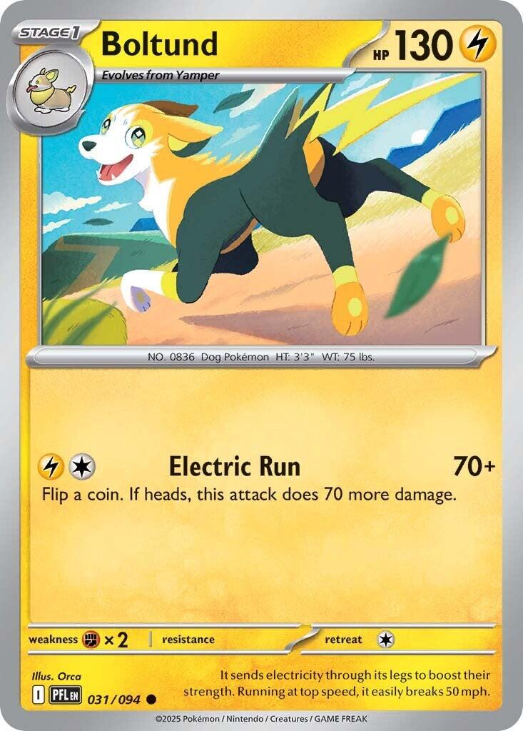 Boltund (031/094) [Mega Evolution: Phantasmal Flames] | Cracking-Singles