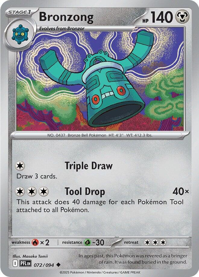 Bronzong (072/094) [Mega Evolution: Phantasmal Flames] | Cracking-Singles