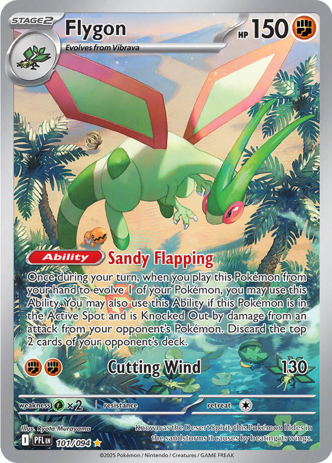 Flygon (101/094) [Mega Evolution: Phantasmal Flames] | Cracking-Singles
