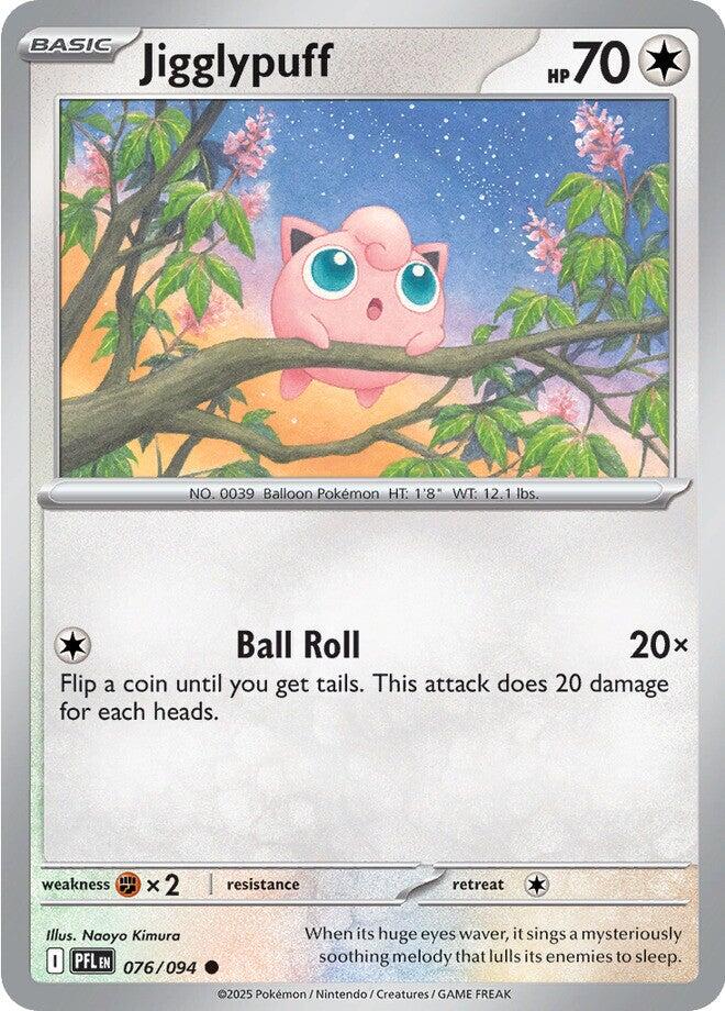 Jigglypuff (076/094) [Mega Evolution: Phantasmal Flames] | Cracking-Singles