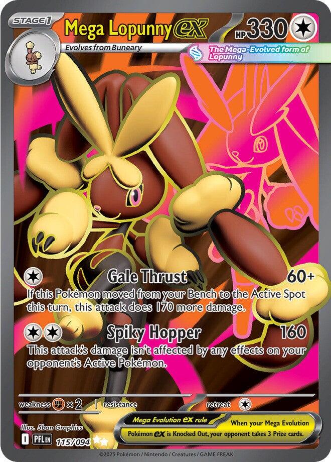Mega Lopunny ex (115/094) [Mega Evolution: Phantasmal Flames] | Cracking-Singles