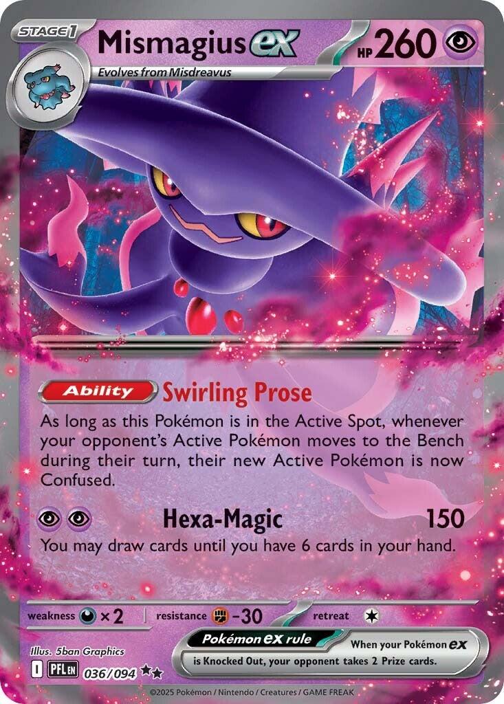 Mismagius ex (036/094) [Mega Evolution: Phantasmal Flames] | Cracking-Singles