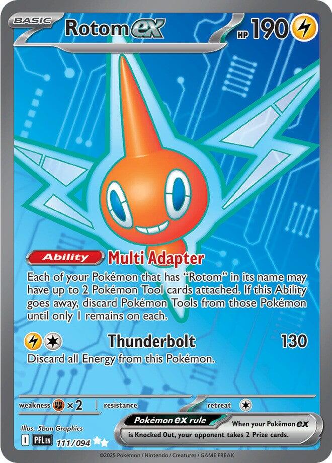 Rotom ex (111/094) [Mega Evolution: Phantasmal Flames] | Cracking-Singles