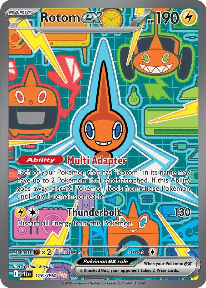Rotom ex (126/094) [Mega Evolution: Phantasmal Flames] | Cracking-Singles