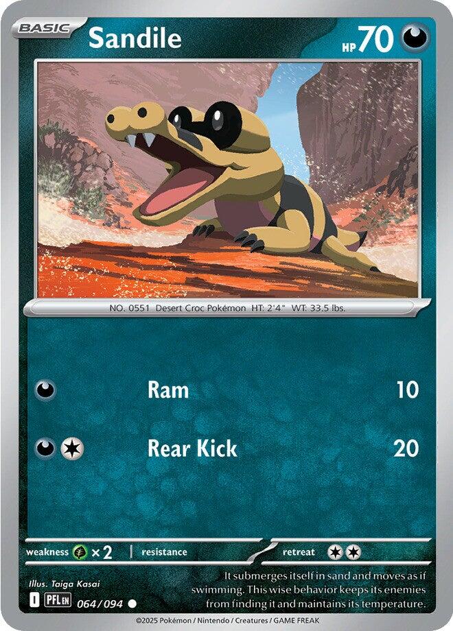 Sandile (064/094) [Mega Evolution: Phantasmal Flames] | Cracking-Singles