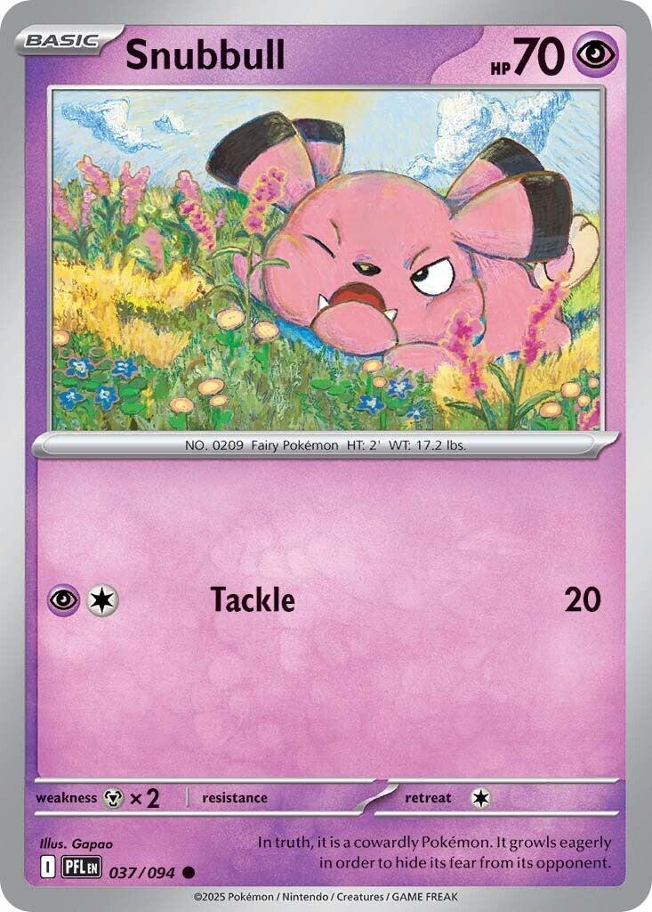 Snubbull (037/094) [Mega Evolution: Phantasmal Flames] | Cracking-Singles