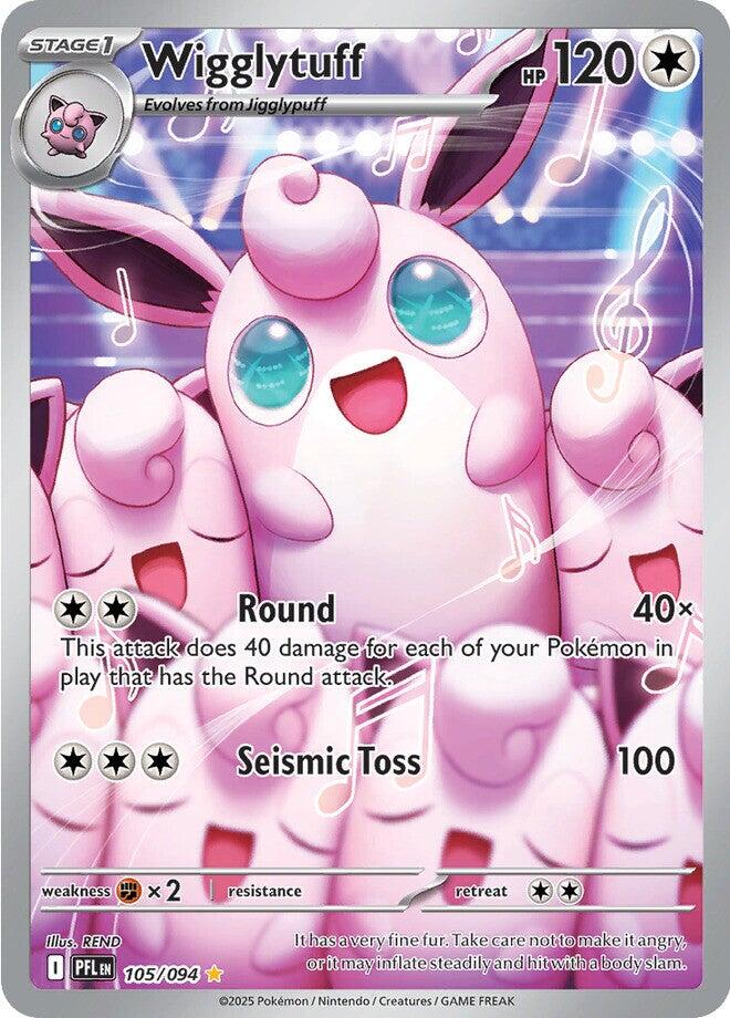 Wigglytuff (105/094) [Mega Evolution: Phantasmal Flames] | Cracking-Singles