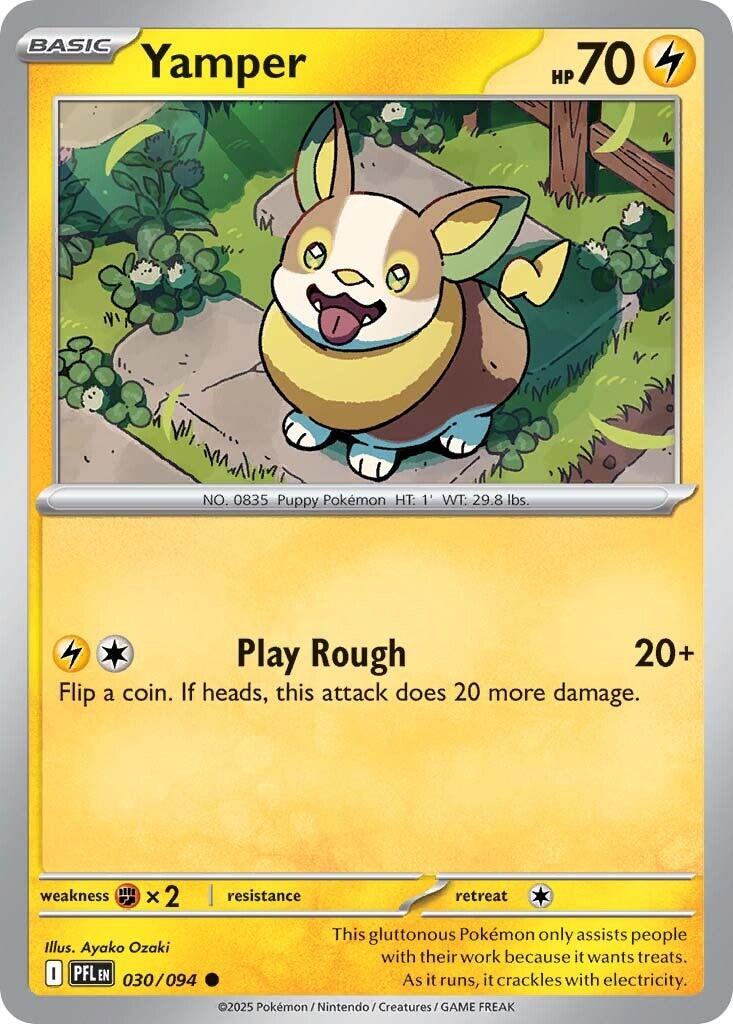 Yamper (030/094) [Mega Evolution: Phantasmal Flames] | Cracking-Singles