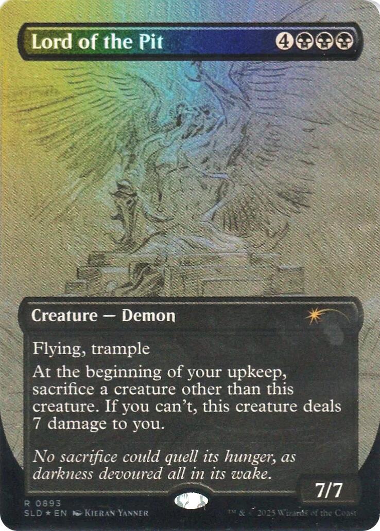 Lord of the Pit (Sketch Showcase) (Rainbow Foil) [Secret Lair Drop Series] | Cracking-Singles