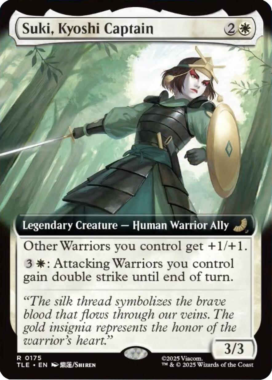 Suki, Kyoshi Captain (Extended Art) [Avatar: The Last Airbender: Eternal-Legal] | Cracking-Singles