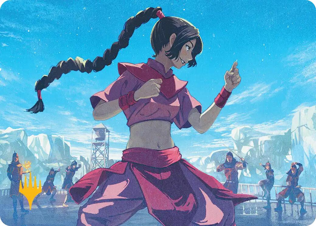 Ty Lee, Chi Blocker Art Card (Gold-Stamped Planeswalker Symbol) [Avatar: The Last Airbender Art Series] | Cracking-Singles