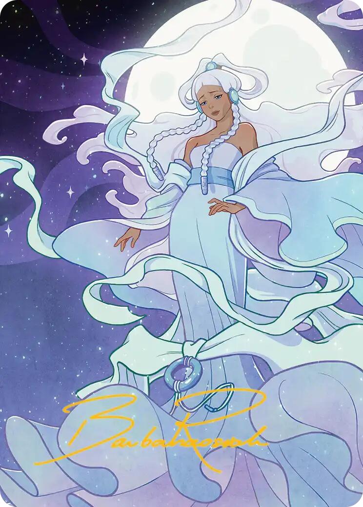 Yue, the Moon Spirit 2 Art Card (Gold-Stamped Signature) [Avatar: The Last Airbender Art Series] | Cracking-Singles