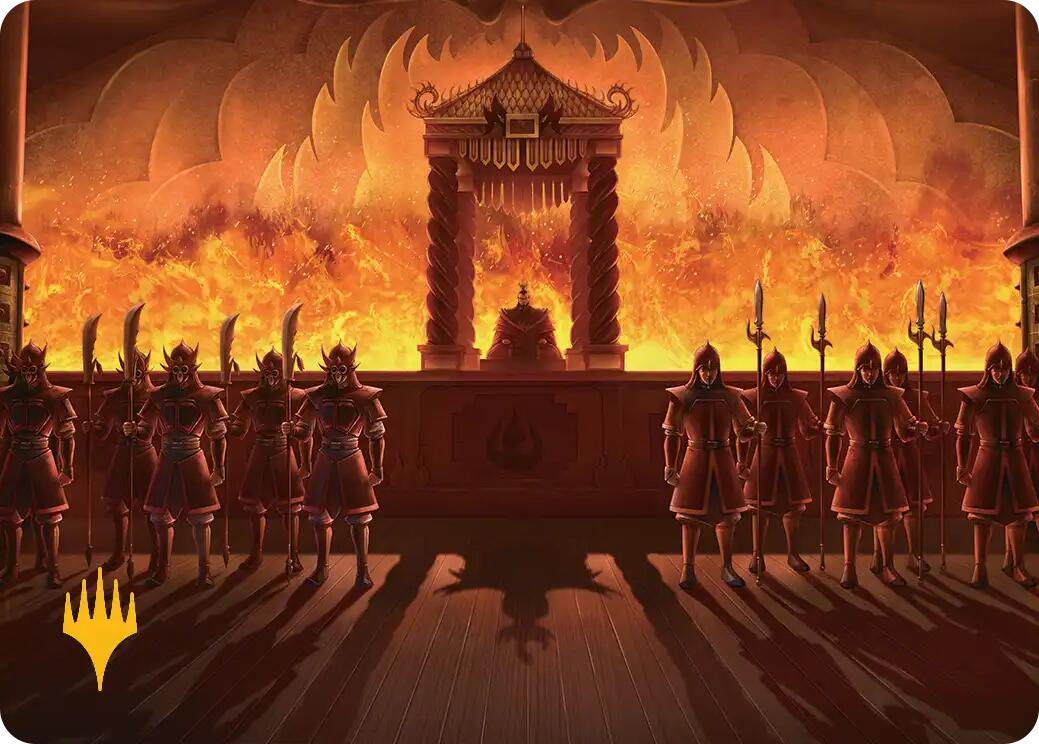 Fire Lord Ozai Art Card (Gold-Stamped Planeswalker Symbol) [Avatar: The Last Airbender Art Series] | Cracking-Singles