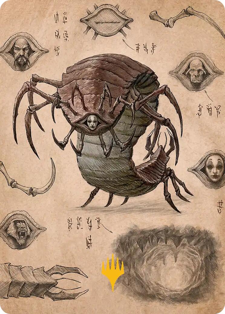 Koh, the Face Stealer 2 Art Card (Gold-Stamped Planeswalker Symbol) [Avatar: The Last Airbender Art Series] | Cracking-Singles