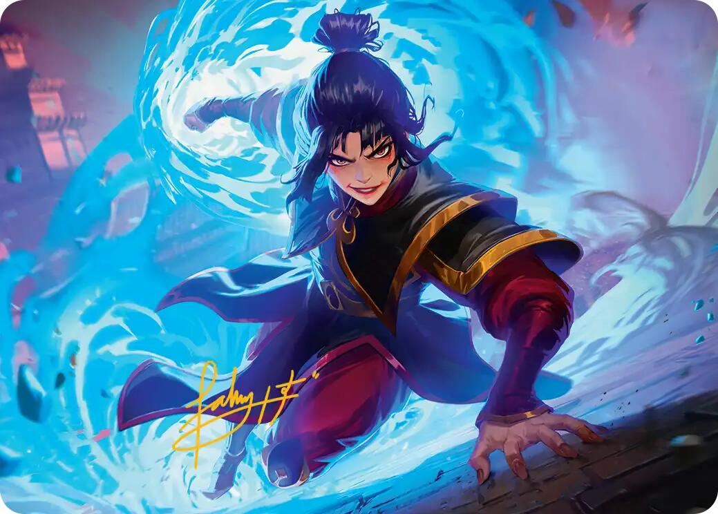 Fire Lord Azula Art Card (Gold-Stamped Signature) [Avatar: The Last Airbender Art Series] | Cracking-Singles
