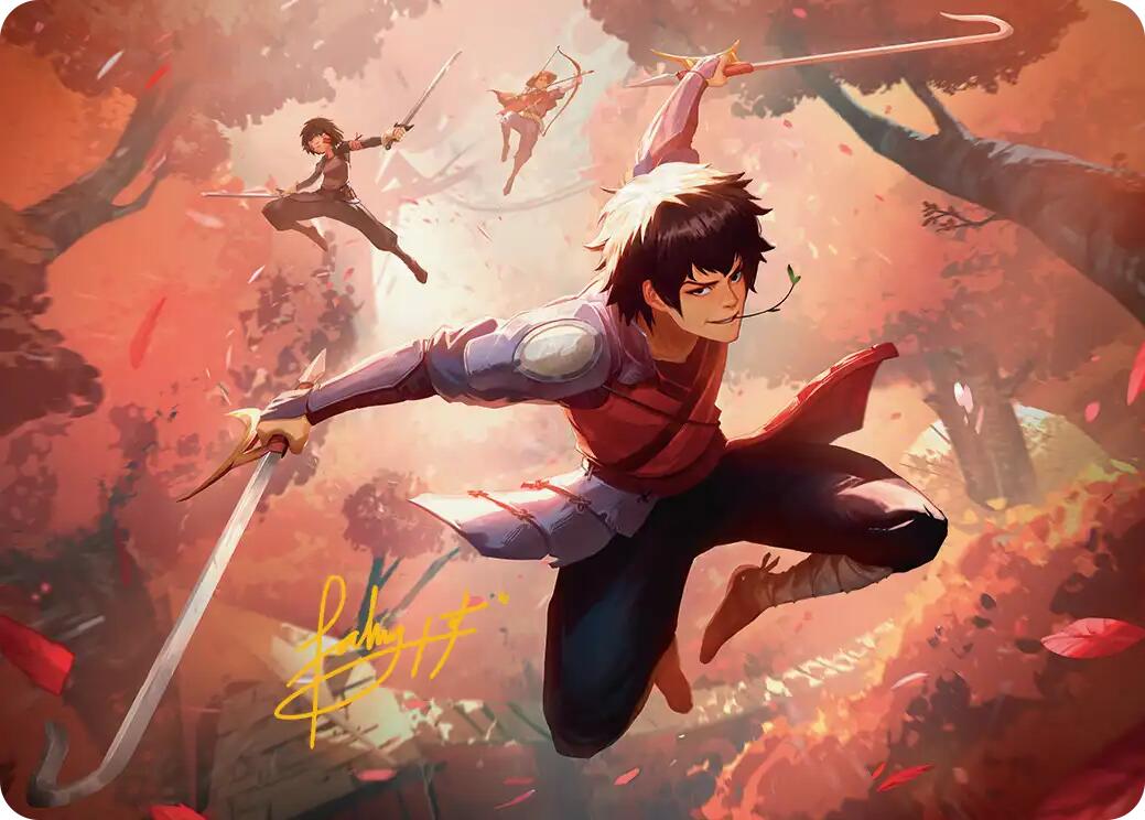 Jet, Freedom Fighter Art Card (Gold-Stamped Signature) [Avatar: The Last Airbender Art Series] | Cracking-Singles