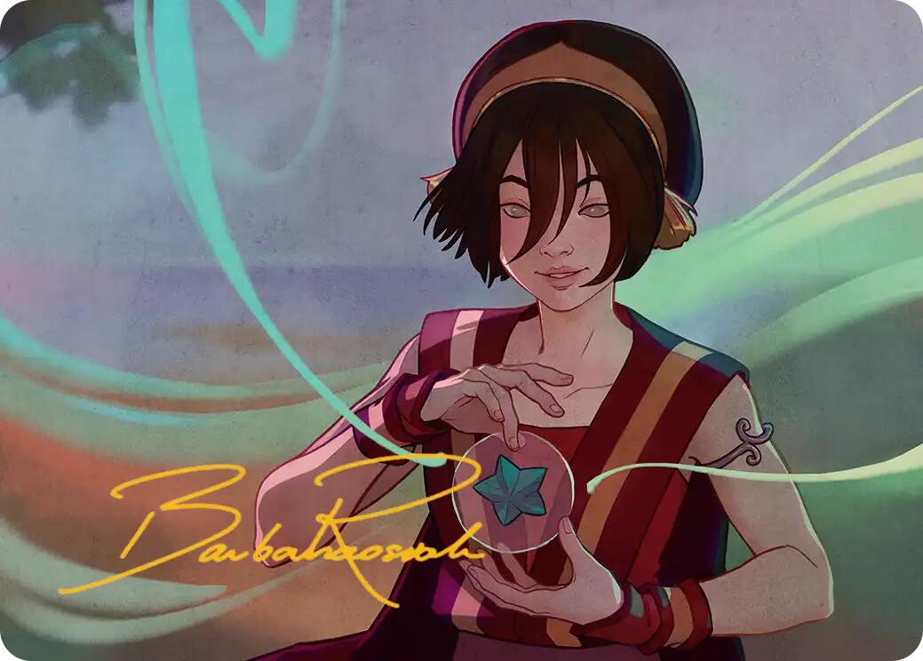Toph, the First Metalbender Art Card (Gold-Stamped Signature) [Avatar: The Last Airbender Art Series] | Cracking-Singles
