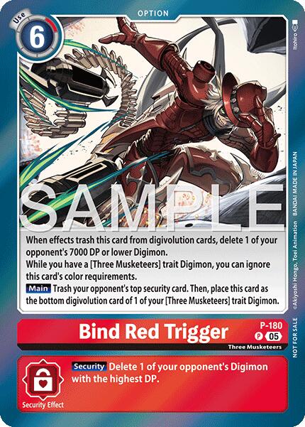 Bind Red Trigger [P-180] (Event Pack 8) [Promotional Cards] | Cracking-Singles