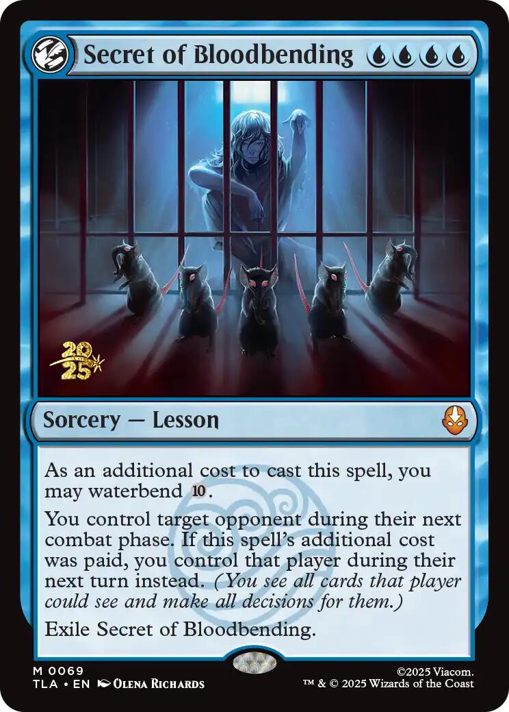 Secret of Bloodbending [Avatar: The Last Airbender Prerelease Cards] | Cracking-Singles