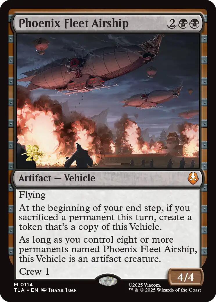 Phoenix Fleet Airship [Avatar: The Last Airbender Prerelease Cards] | Cracking-Singles