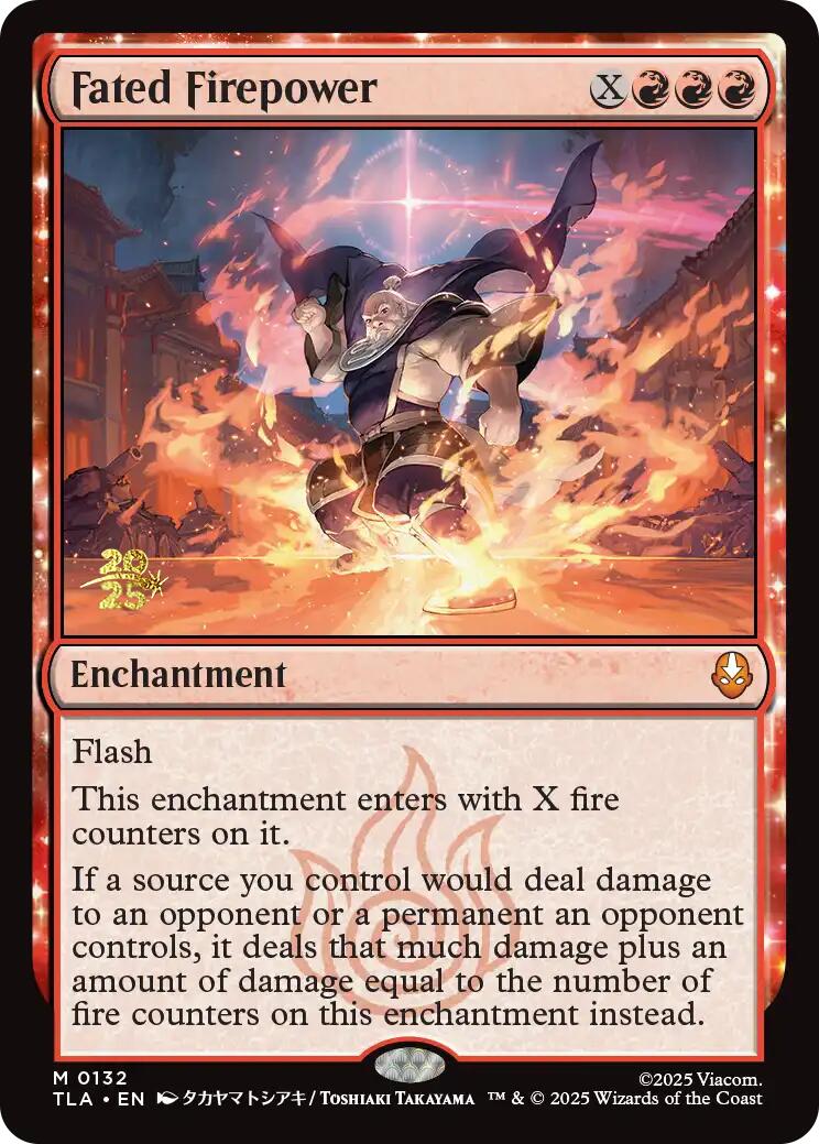 Fated Firepower [Avatar: The Last Airbender Prerelease Cards] | Cracking-Singles