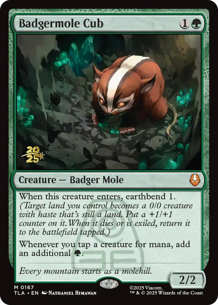 Badgermole Cub [Avatar: The Last Airbender Prerelease Cards] | Cracking-Singles
