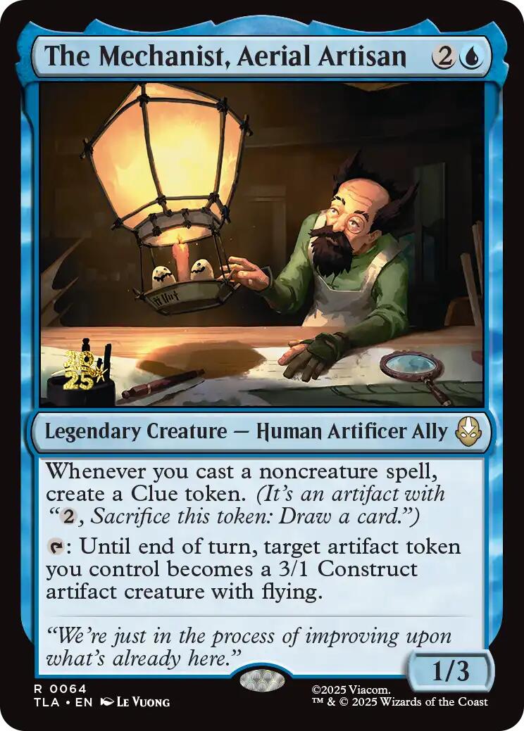 The Mechanist, Aerial Artisan [Avatar: The Last Airbender Prerelease Cards] | Cracking-Singles