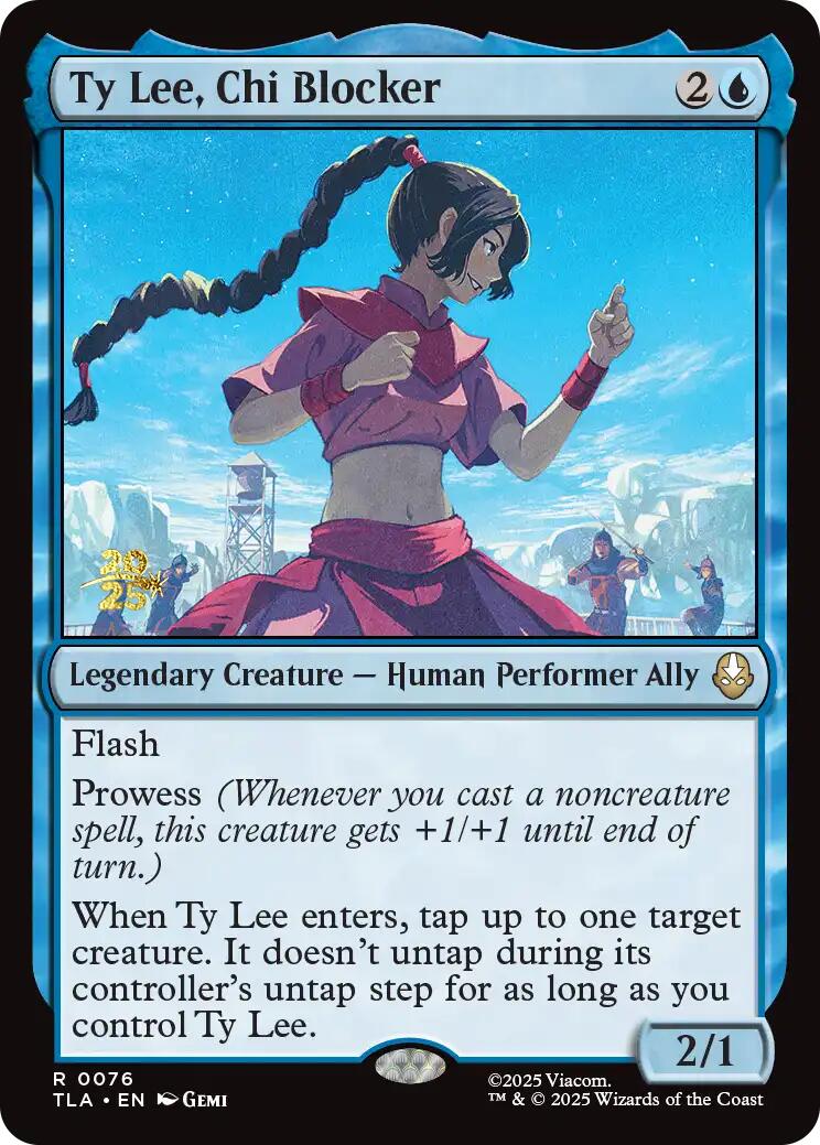 Ty Lee, Chi Blocker [Avatar: The Last Airbender Prerelease Cards] | Cracking-Singles