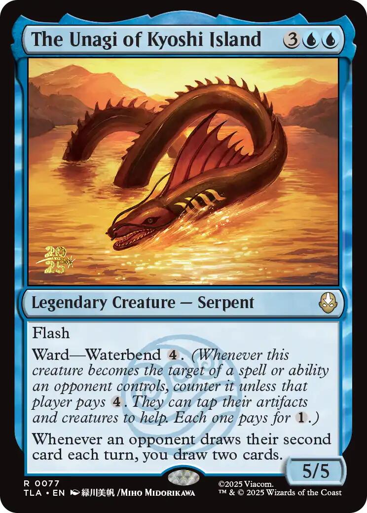 The Unagi of Kyoshi Island [Avatar: The Last Airbender Prerelease Cards] | Cracking-Singles