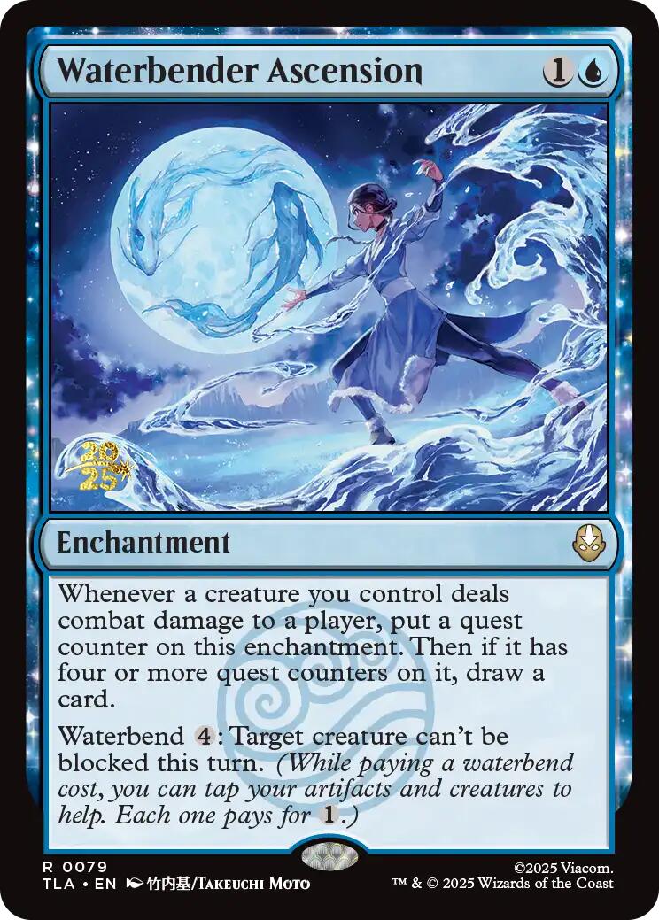 Waterbender Ascension [Avatar: The Last Airbender Prerelease Cards] | Cracking-Singles